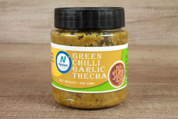 GREEN CHILLI GARLIC THECHA 250