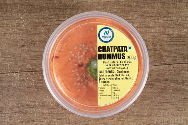 chatpata hummus