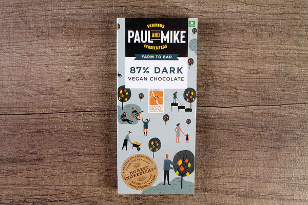 PAUL AND MIKE 87% DARK CHOCOLATE 68