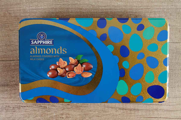 SAPPHIRE ALMONDS COVERED WITH MILK CHOCOLATE 175