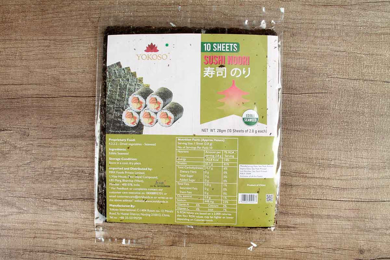 yokoso sushi nori sheet-10 sheets 28