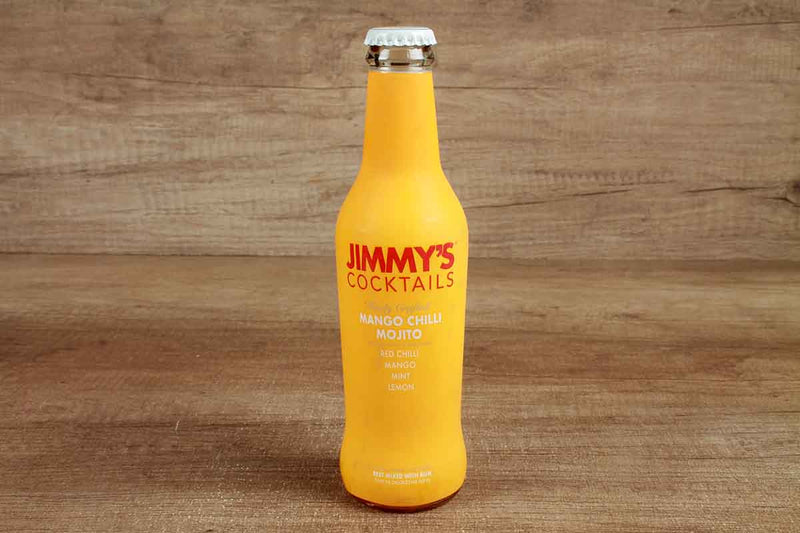 jimmys cocktails mango chilli mojito non alcoholic drink 250 ml