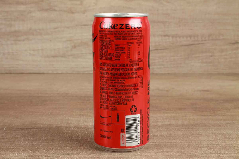 coca cola zero sugar 300 ml
