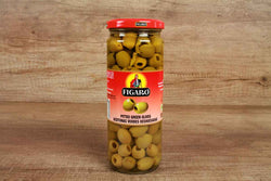 FIGARO GREEN OLIVES PITTED 420