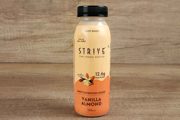 strive vegan vanilla almond shake drink 200 ml