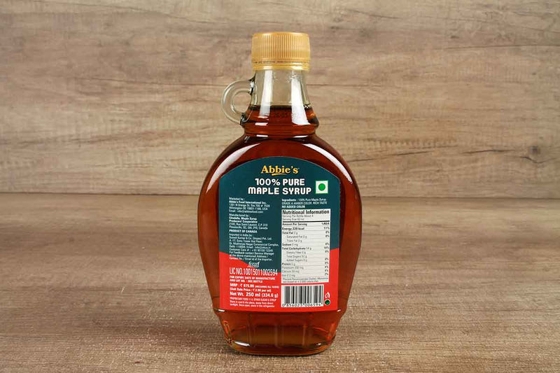 abbies 100% pure maple syrup 250 ml