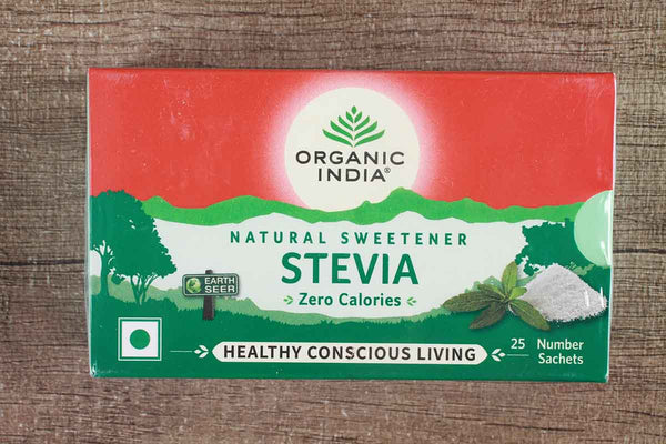 ORGANIC INDIA NATURAL SWEETENER STEVIA 25