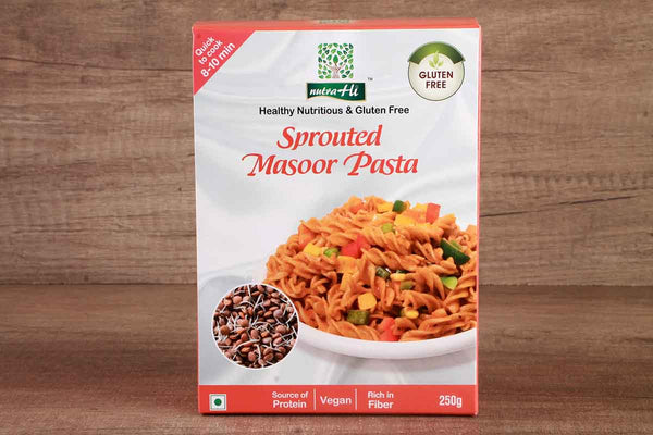 NUTRA HI GLUTEN FREE SPROUTED MASOOR PASTA 250