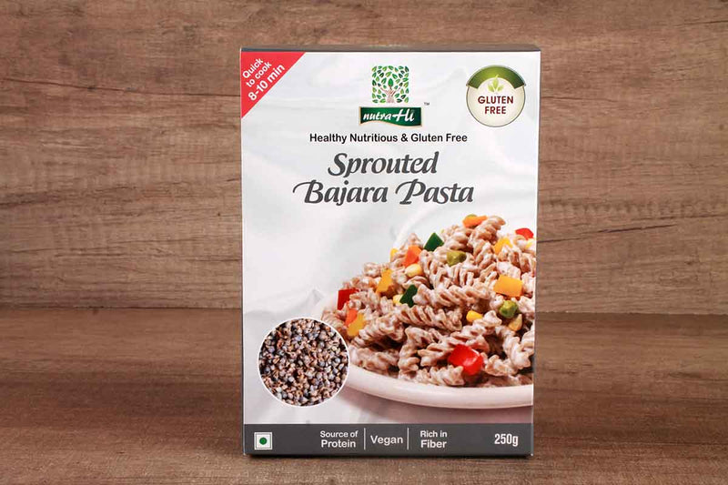 NUTRI HI GLUTEN FREE SPROUTED BAJARA PASTA 250