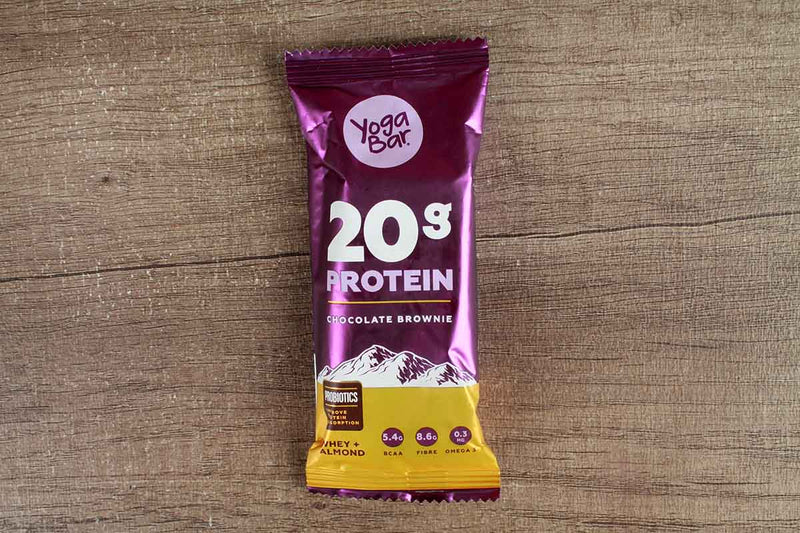 yoga bar with 20gm protein chocolate brownie flavour 70