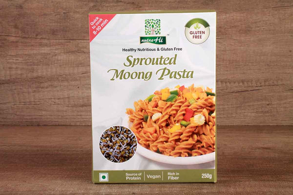 NUTRA HI GLUTEN FREE SPROUTED MOONG PASTA 250