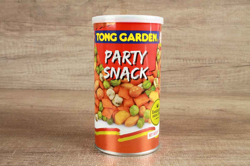 tong garden party snack tin 180