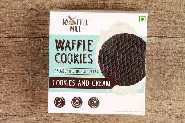 waffle mill waffle cookies and cream 175
