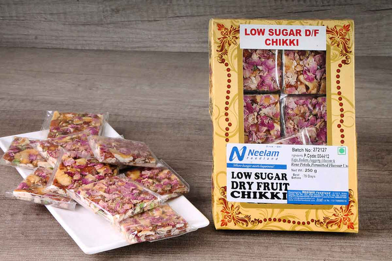 dry fruit chikki low sugar 250