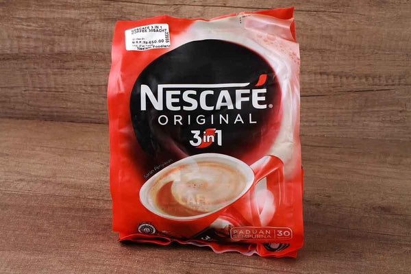 nescafe original 3 in 1 coffee 30 sachet 525