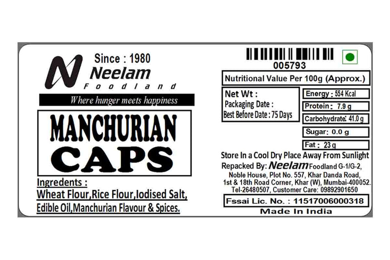 MANCHURIAN CAP 200