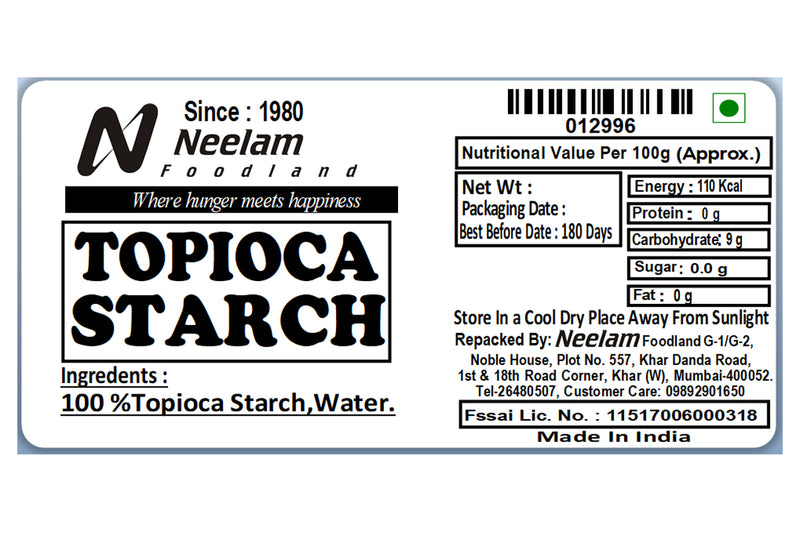 TAPIOCA FLOUR/TAPIOCA STARCH 250